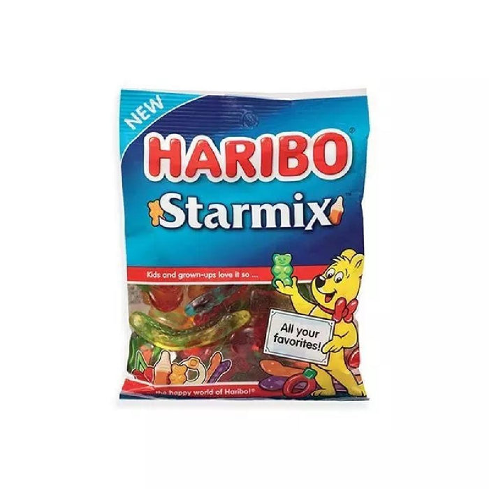 Haribo Starmix Gummi Candy 5oz Peggable Bag - Giftscircle
