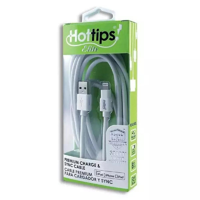 HotTips Lightning Premium 8 Foot Cable - Giftscircle