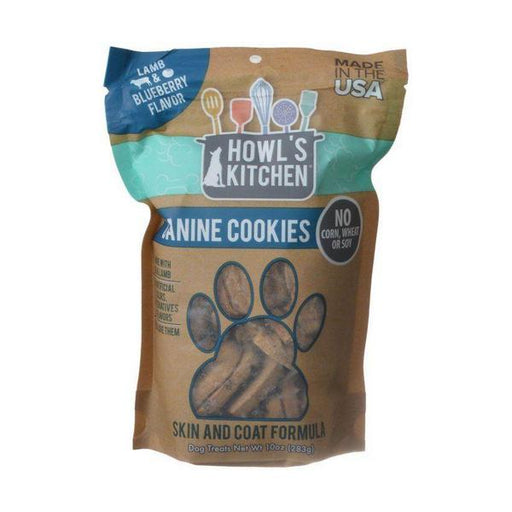 Howl's Kitchen Canine Cookies Skin & Coat Formula - Lamb & Blueberry Flavor - 10 oz - Giftscircle