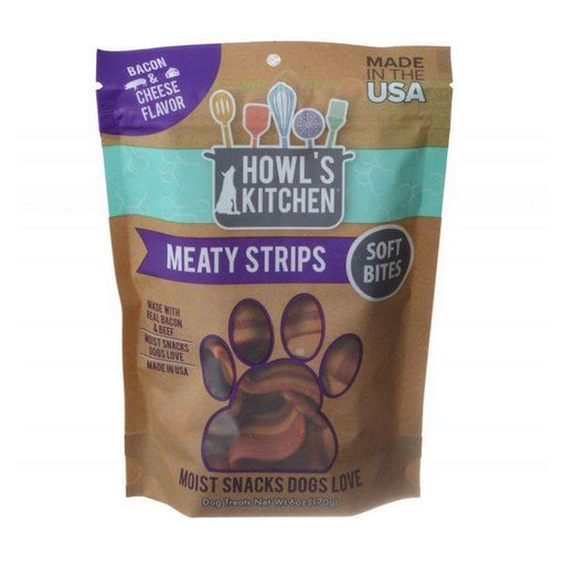 Howl's Kitchen Meaty Strips Soft Bites - Bacon & Cheese Flavor - 6 oz - Giftscircle