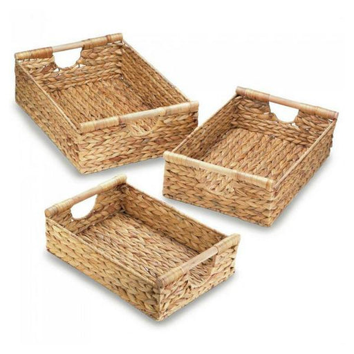 Hyacinth Straw Nesting Basket Set - Giftscircle