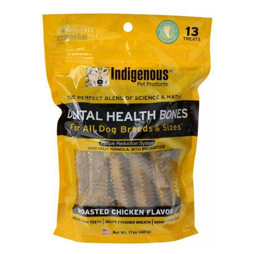 Indigenous Dental Health Bones - Chicken Flavor - 13 Count - Giftscircle