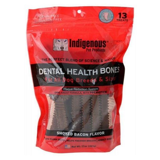 Indigenous Dental Health Bones - Smoked Bacon Flavor - 13 Count - Giftscircle