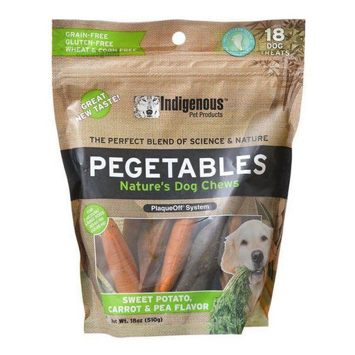 Indigenous Pegetables Nature's Dog Chew - Medium - 18 oz - Giftscircle