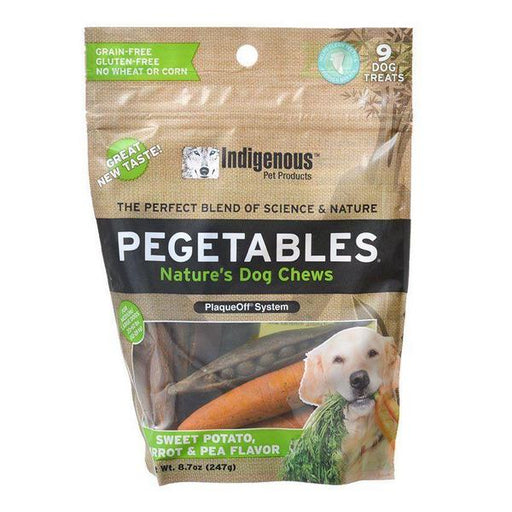 Indigenous Pegetables Nature's Dog Chew - Medium - 8 oz - Giftscircle
