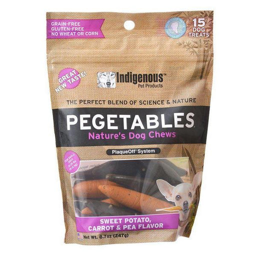 Indigenous Pegetables Nature's Dog Chew - Small - 8.4 oz - Giftscircle