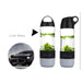 Insulated Water Bottle with Bluetooth Speaker Reusable Wide Mouth - Black - Giftscircle
