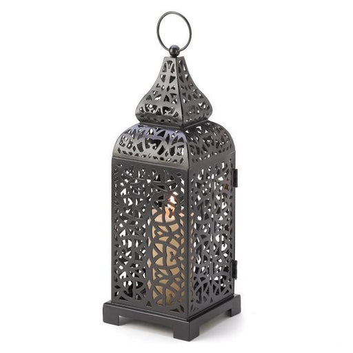 Iron Candle Lantern Tower - 13 inches - Giftscircle