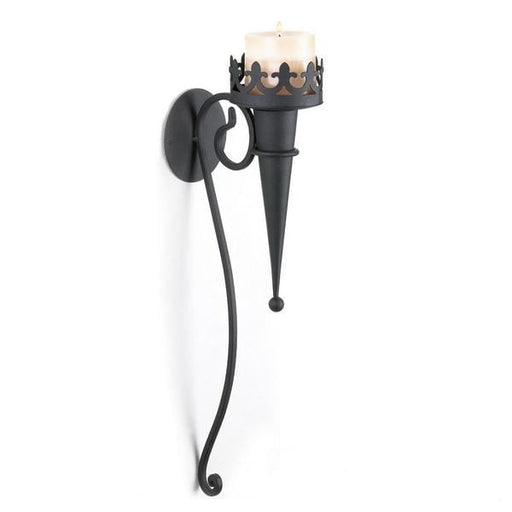 Iron Gothic Torch-Style Candle Holder - Giftscircle