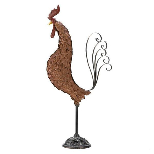 Iron Rooster Art Sculpture - Giftscircle