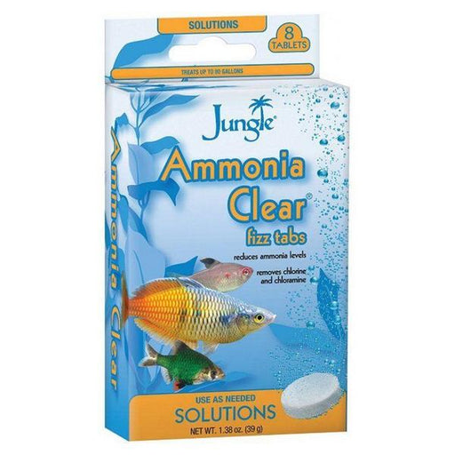 Jungle Labs Ammonia Clear Fizz Tabs - 8 Tabs - 1.38 oz - Giftscircle