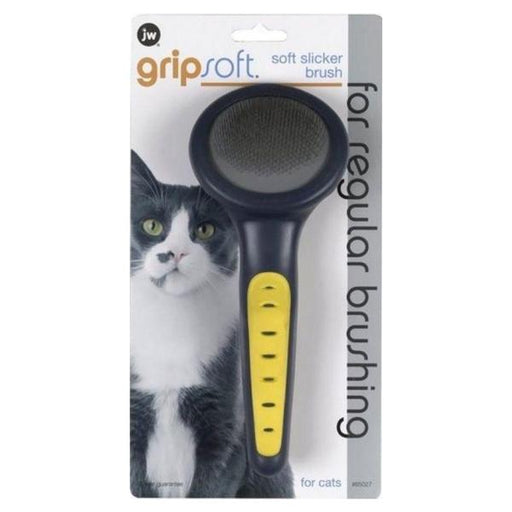 JW Gripsoft Cat Slicker Brush - Cat Slicker Brush - Giftscircle