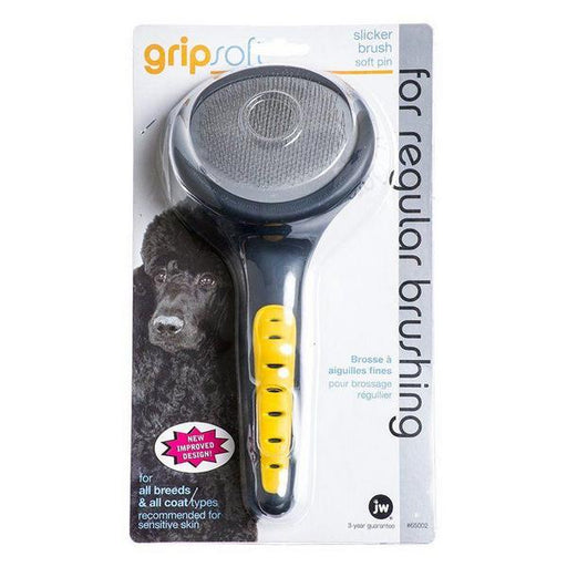 JW Gripsoft Soft Pin Slicker Brush - Soft Pin Slicker Brush - Giftscircle