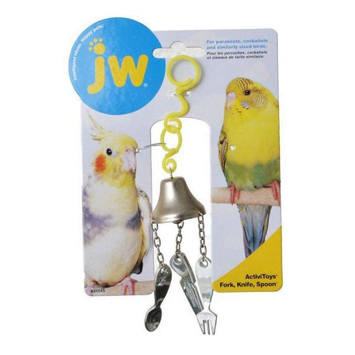 JW Insight Fork, Knife & Spoon Bird Toy - Fork, Knife & Spoon Bird Toy - Giftscircle