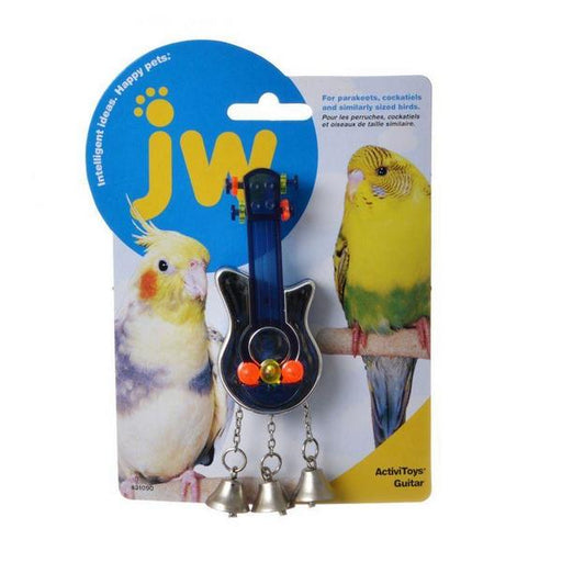 JW Insight Guitar - Bird Toy - Guitar Bird Toy - 4" Long x 3" Wide - Giftscircle