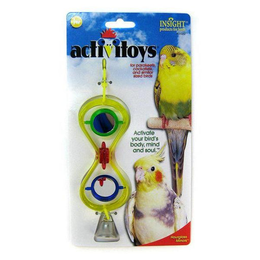 JW Insight Hour Glass Mirrors Bird Toy - Hour Glass Mirrors Bird Toy - Giftscircle