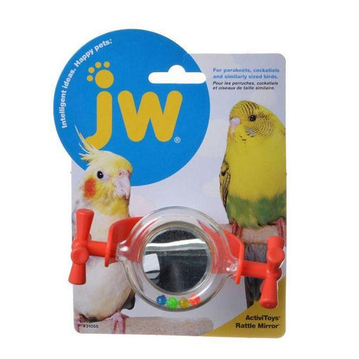 JW Insight Rattle Mirror Bird Toy - Rattle Mirror Bird Toy - Giftscircle