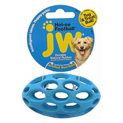 JW Pet Hol-ee Football Rubber Dog Toy - Mini (3.75" Long) - Giftscircle