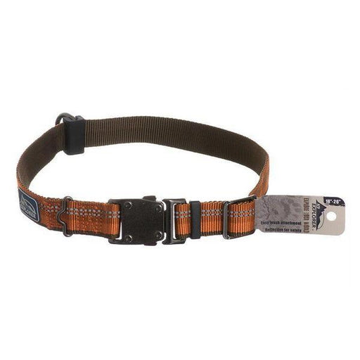 K9 Explorer Reflective Adjustable Dog Collar - Campfire Orange - 26" Long x 1" Wide - Giftscircle