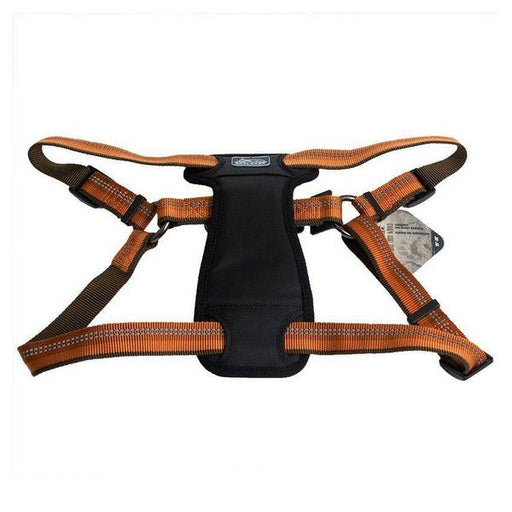K9 Explorer Reflective Adjustable Padded Dog Harness - Campfire Orange - Fits 26"-38" Girth - Giftscircle