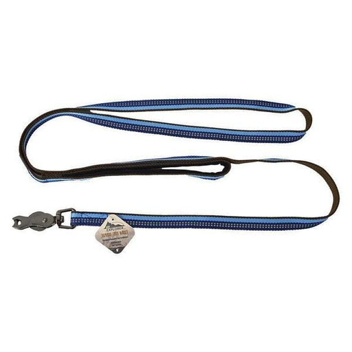K9 Explorer Sapphire Reflective Leash with Scissor Snap - 6' Long x 5/8" Wide - Giftscircle