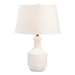 Lamp with Geometric Detailing - White - Giftscircle