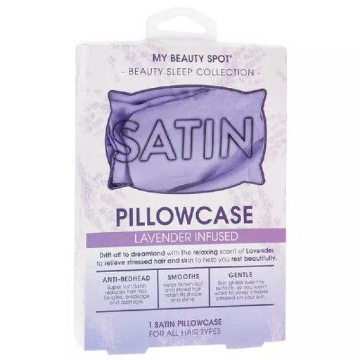 Lavender-Infused Satin Pillowcase - Giftscircle