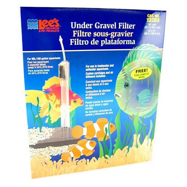Lees Original Undergravel Filter - 60" Long x 15" Wide or 72" Long x 12" Wide (90-100 Gallons) - Giftscircle