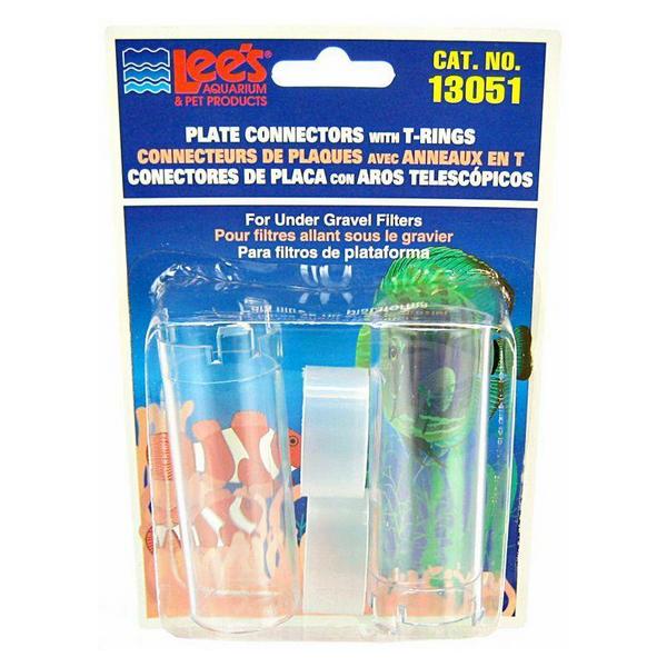 Lees Undergravel Elbow & Connector with T-Rings - 1" (2 Pack) - Giftscircle