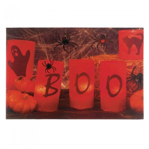 Light-Up BOO Canvas Halloween Art - Giftscircle