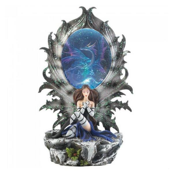 Light-Up Fairy and Dragon Figurine with Portal - Giftscircle
