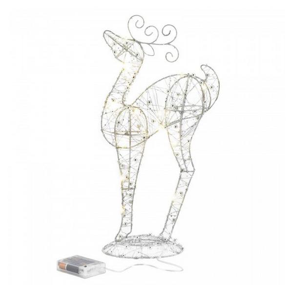Light-Up Looking Up Reindeer Decor - 17 inches - Giftscircle