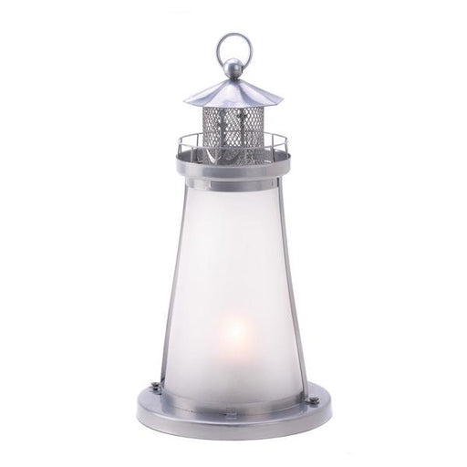 Lighthouse Frosted Candle Lamp - Giftscircle