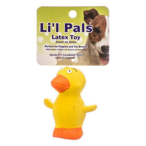Lil Pals Latex Duck Dog Toy - 2.75" Long - Giftscircle