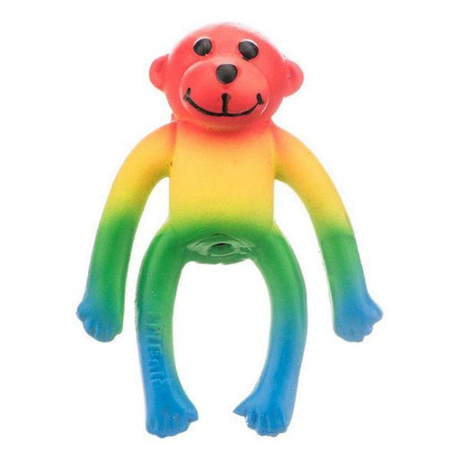 Lil Pals Latex Monkey Dog Toy - Assorted Colors - 4" Long - Giftscircle