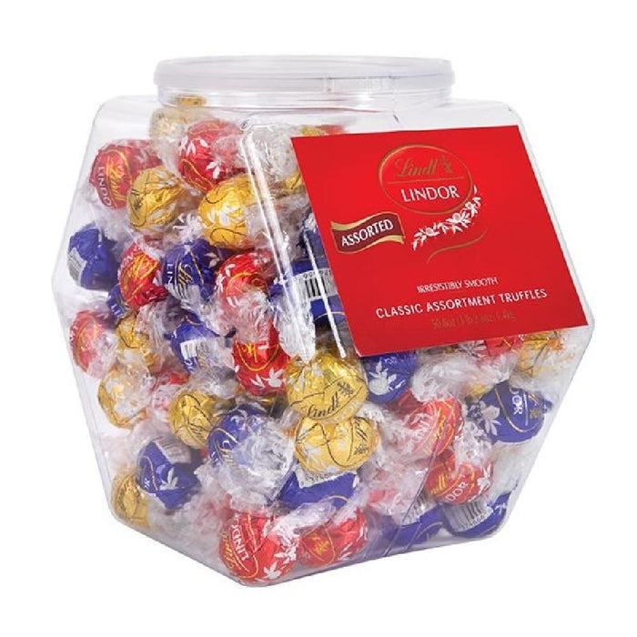 Lindt Lindor Truffles Changemaker Tub Mix Flavors - 120 Count - Giftscircle