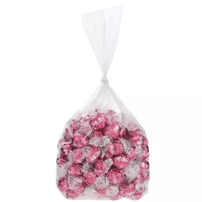 Lindt Truffle Strawberry and Cream White Chocolate Changemaker Refill Bag - 120 Count - Giftscircle