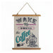 Linen Wall Art - Wake Up Smell the Coffee - Giftscircle