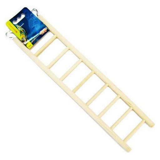 Living World Wood Ladders for Bird Cages - 15" High - 9 Step Ladder - Giftscircle