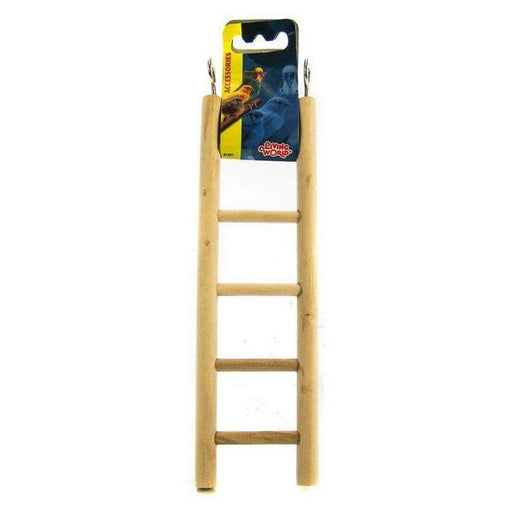 Living World Wood Ladders for Bird Cages - 8.75" High - 5 Step Ladder - Giftscircle