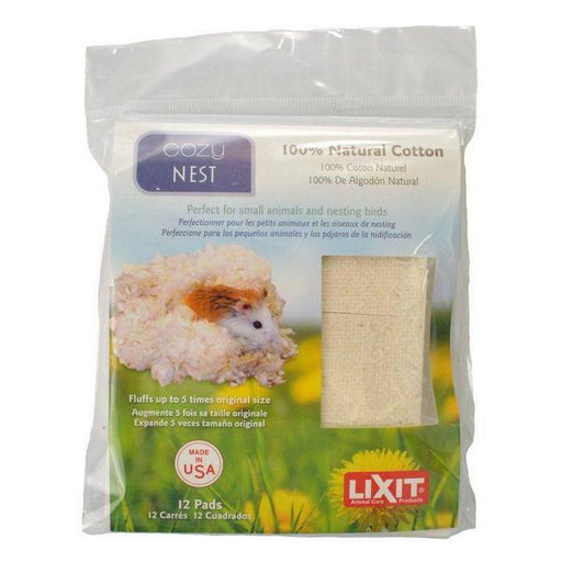 Lixit Cozy Nest Natural Cotton Bedding - 12 Count - Giftscircle
