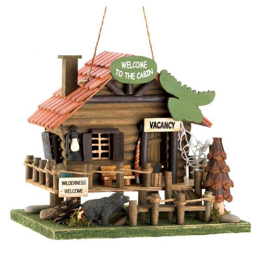 Log Cabin Bird House - Giftscircle