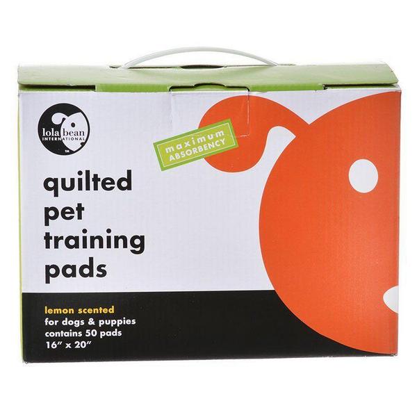 Lola Bean Quilted Pet Training Pads - 16" Long x 20" Wide (50 Pack) - Giftscircle