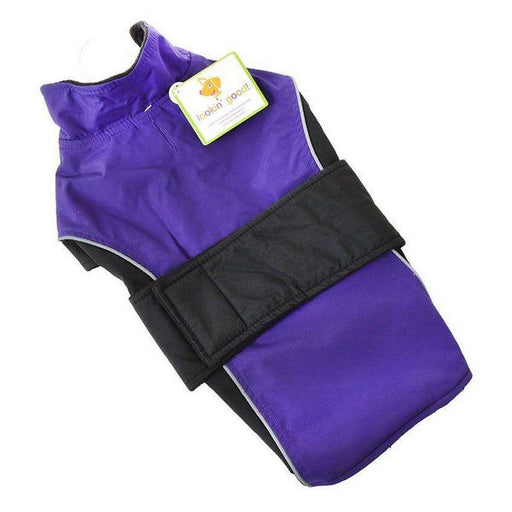 Lookin' Good Waterproof Reflective Dog Coat - Purple - X-Large (Dogs 24"-29" Neck to Tail) - Giftscircle