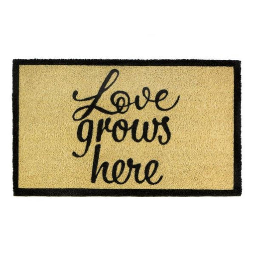 Love Grows Here Coir Door Mat - Giftscircle