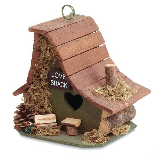 Love Shack Wood Bird House - Giftscircle