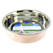 Loving Pets Stainless Steel & Light Pink Dish with Rubber Base - Medium - 6.75" Diameter - Giftscircle