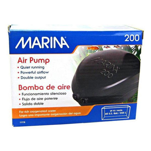 Marina Air Pump - Model 200 Air Pump - (Aquariums up to 60 Gallons) - Giftscircle