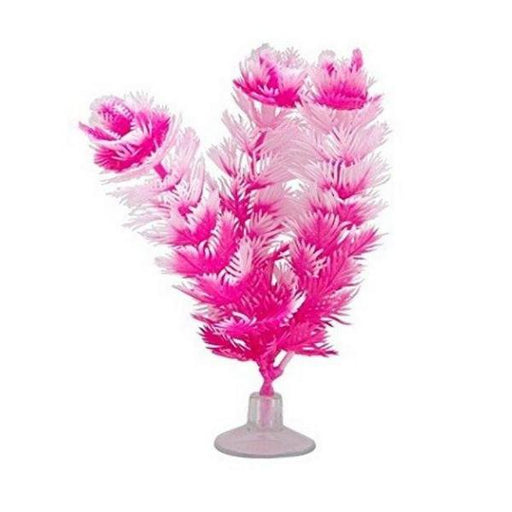Marina Betta Foxtail Hot Pink/White Plastic Plant - 1 count - Giftscircle