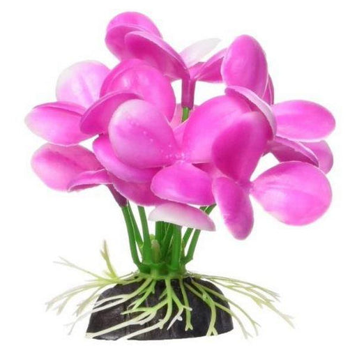 Marina Betta Pink Orchid Aquarium Plastic Plant - 1 count (2.75"L) - Giftscircle